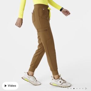 Figs XS Brown Jogger Pants